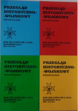 Przegląd Historyczno - Wojskowy Nr 1-4