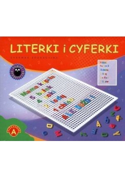 Literki i cyferki w pudełku ALEX