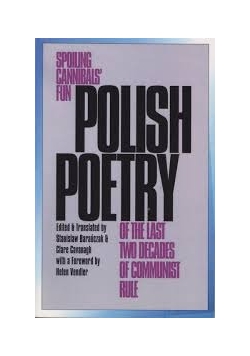 Polish poetry of the last two decades of communist rule