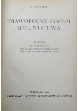 Trawopolny system rolnictwa 1950 r.