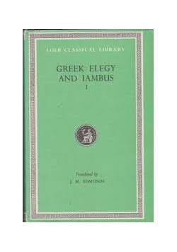 Greek elegy and iambus