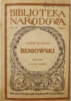Beniowski, 1923 r.