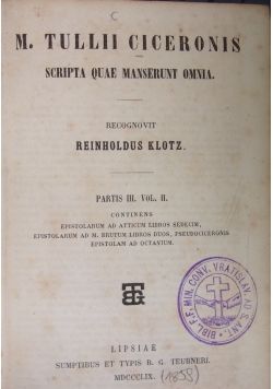 Scripta quae manserunt omnia, 1859 r.