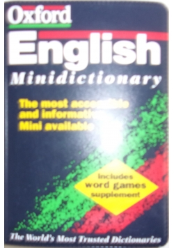 English Minidictionary