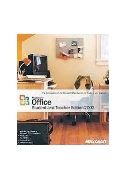 Office student and teacher edition 2003 CD