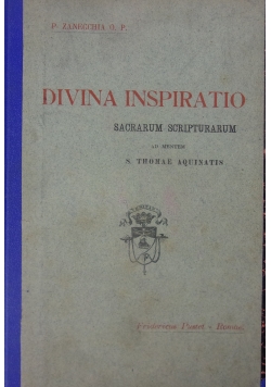 Divina Inspiratio, ok. 1898r.