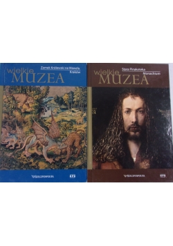 Wielkie muzea: Zamek królewski na Wawelu/ Stara Pinakoteka- zestaw 2 książek