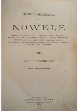 Nowele Tom II 1905 r.
