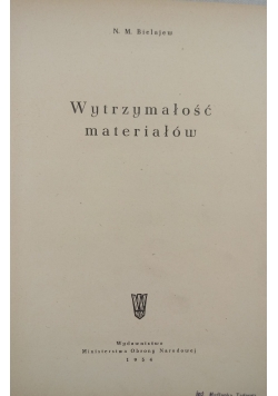 Wytrzymałość materiałów