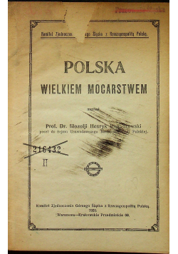 Polska wielkiem mocarstwem 1920 r