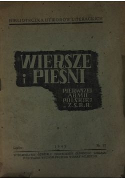 Wiersze  i pieśni, 1945 r.