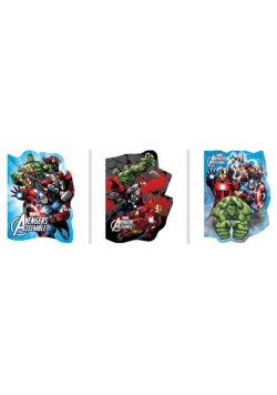 Notes kształtowy A6 Avengers (15szt) DERFORM