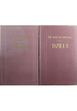 Św Jan od Krzyża Dzieła Tom I i II