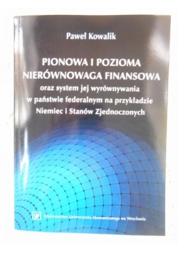 Pionowa i pozioma nierównowaga finansowa