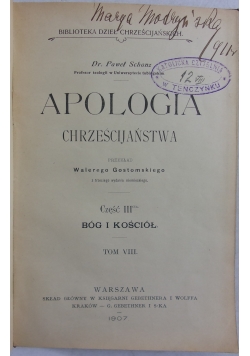 Apologia chrześcijaństwa, 1905 r.