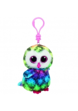 Beanie Boos Owen - Wielobarwna Sowa brelok