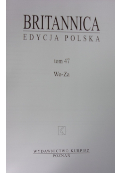 Britannica Edycja Polska Tom 47