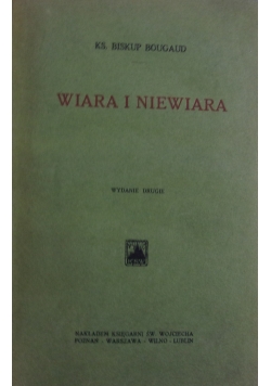 Wiara i niewiara, 1930 r.