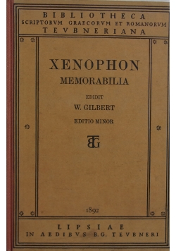 Xenophon. Memorabilia