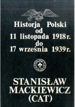 Historia Polski od 11 listopada 1918 r  do 17 września 1939 r