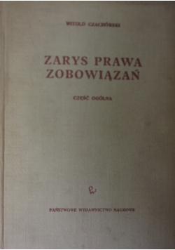 Zarys prawa zobowiązań