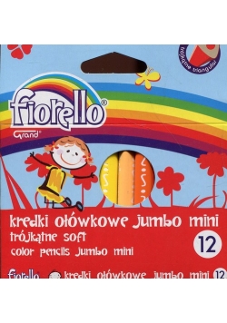 Kredki Fiorello jumbo mini 12 kolorów