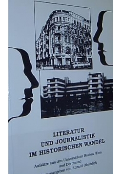 Literatur und Journalistik im historischen wandel