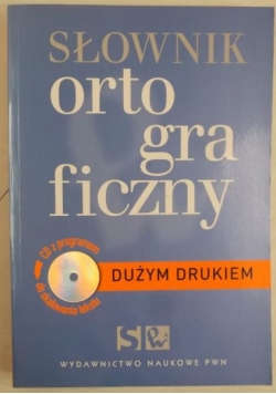 Słownik ortograficzny dużym drukiem