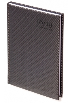 Kalendarz nauczyciela 2018/19 A5 tygodniowy Carbon Szary