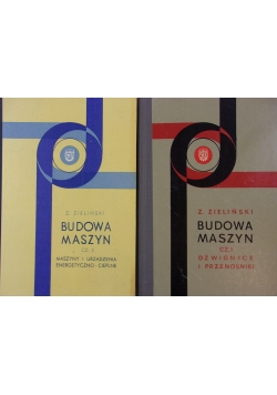 Budowa maszyn cz. I,II, zestaw 2 książek