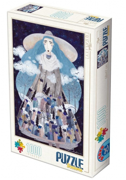 Puzzle 1000 Andrea Kurti, Cztery pory roku- Zima