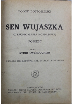 Sen Wujaszka 1922 r