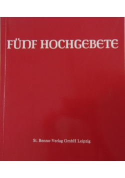 Funf Hochgebete