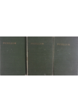 Pusillum zwięzłe rozmyślania dla kapłanów, tom I, III i IV,  1933 r.