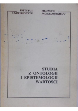 Studia z ontologii i epistemologii wartości