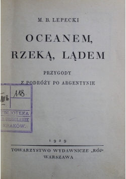 Oceanem rzeką lądem 1929 r.