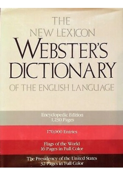 The New Lexicon Websters Dictionary of the English Language