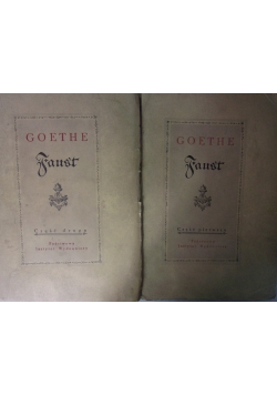 Faust, zestaw 2 książek