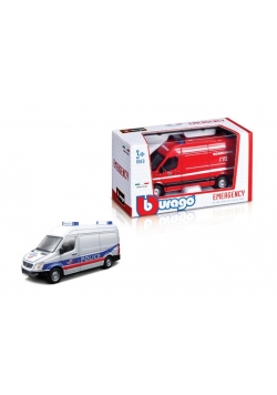 Mercedes Benz Sprinter Policja 1:50 BBURAGO