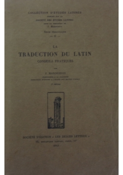 La traduction du Latin, 1943 r.