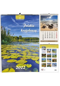 Kalendarz 2022 B3 7 plansz Polskie krajobrazy