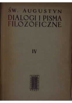 Dialogi filozoficzne IV