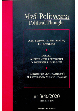 Myśl polityczna 3