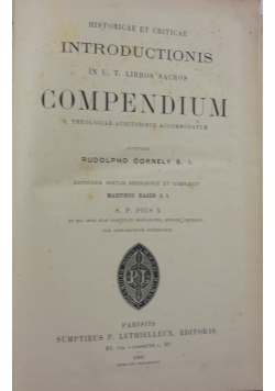 Introductionis,1909 r.