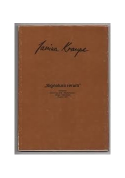 Signatura rerum
