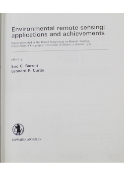 Environmental remote sensing
