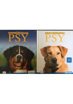 Wielka Encyklopedia Psy. Rasy, zestaw 2 książek