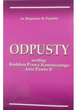 Odpusty według Kodeksu Prawa Kanonicznego Jana Pawła II