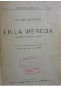 Lilla Weneda, 1924 r.