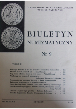 Biuletyn numizmatyczny 1966-1967